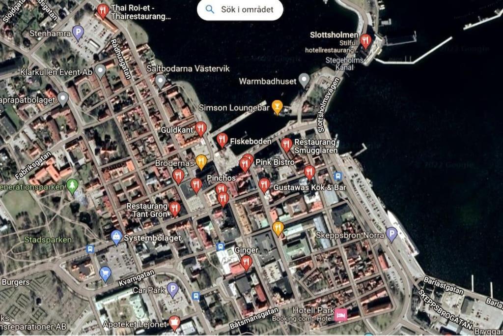 Central Laegenhet I 1700-Talshus Västervik Zewnętrze zdjęcie